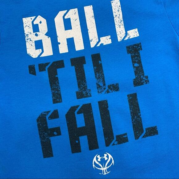 Under Armour ‘Ball Til I Fall’ Tee - Picture 4 of 9